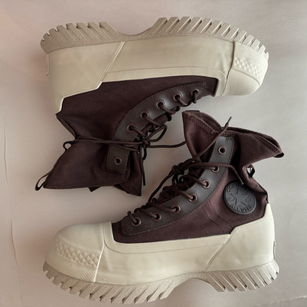 Converse Brown Chuck Taylor All Star Lugged 2.0 Counter Climate Boots Si…